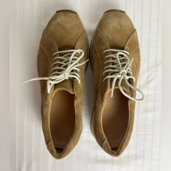 Rockport Mens Sneakers Shoes Suede Tan US Sz 9W - Picture 6 of 14